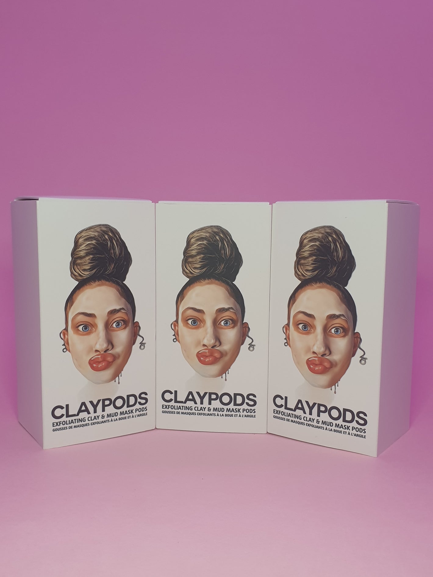 boxes of clay pods